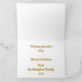 Weihnachtsbären Karte (Innenseite)