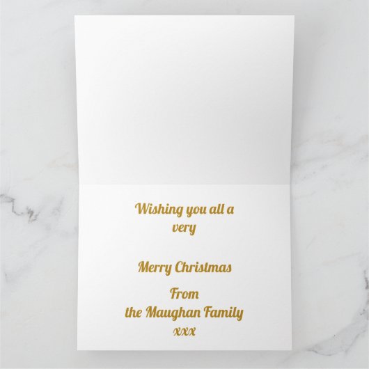 Weihnachtsbären Karte (Innenseite)