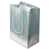 Weihnachtsbären Mittlere Geschenktüte (Rückseite Schrägansicht)
