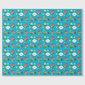 Weihnachtsbären Personalisiert Geschenkpapier (Flach)