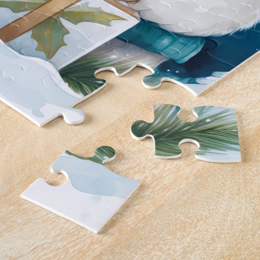 Weihnachtsbären Puzzle (Seite)