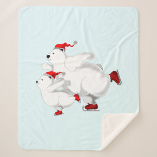 Weihnachtsbären Sherpa Blanket - Anpassbar Sherpadecke