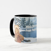 Weihnachtsbären Tasse (Vorderseite Links)