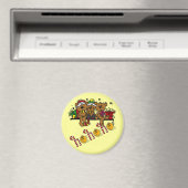 Weihnachtsbären und Jingle Bells Magnet (In Situ (Geschirrspüler))