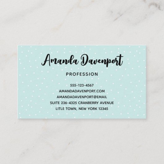 Weihnachtsbären und Kaninchen Visitenkarte (Rückseite)