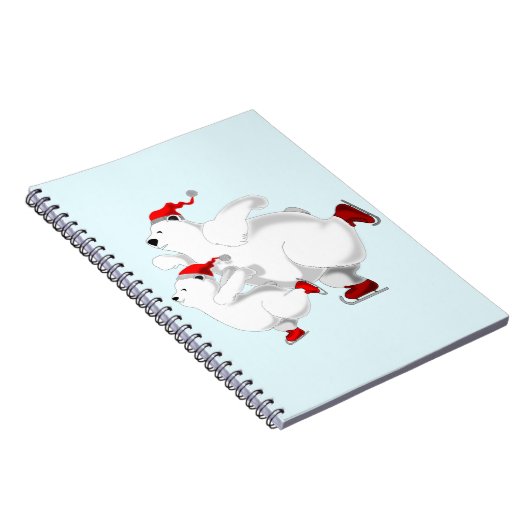 Weihnachtsbärenfamilie Notizblock (Rechte Seite)