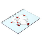 Weihnachtsbärenfamilie Notizblock (Linke Seite)