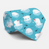 Weihnachtsbärengestalt Krawatte (Gerollt)