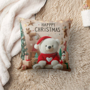Weihnachtsbärenkissen Kissen