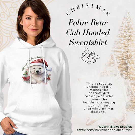 Weihnachtsbärenkuppe Hooded Sweatshirt