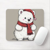 Weihnachtsbärenmäuse Pad Mousepad (Mit Mouse)