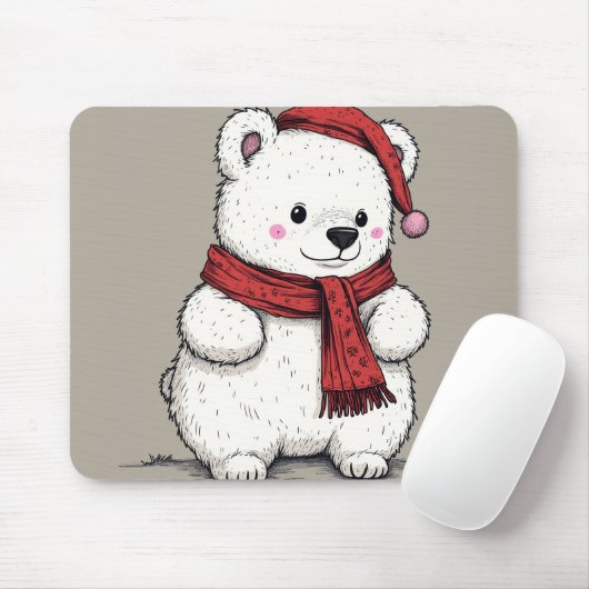 Weihnachtsbärenmäuse Pad Mousepad (Mit Mouse)