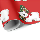 Weihnachtsbärenpapier Geschenkpapier (Rolleneckpunkt)