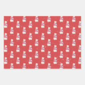 Weihnachtsbärenwrapping Paper Set Geschenkpapier Set (Vorderseite 3)