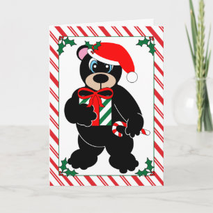 Weihnachtsbärn-Gruß-Karte Feiertagskarte