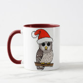 Weihnachtsbarot Owl Santa Tasse (Links)
