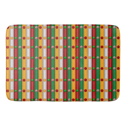 Weihnachtsbars Badematte (Vorderseite)