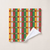 Weihnachtsbars Badhandtuch Set (Waschlappen)