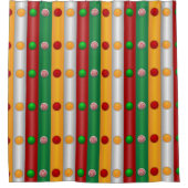 Weihnachtsbars Duschvorhang (Vorderseite)