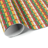 Weihnachtsbars Geschenkpapier (Rolleneckpunkt)
