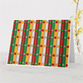 Weihnachtsbars Karte (Gelbe Blume)