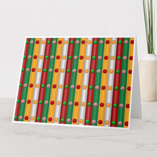 Weihnachtsbars Karte (Vorderseite)