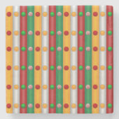 Weihnachtsbars Steinuntersetzer (Vorderseite)