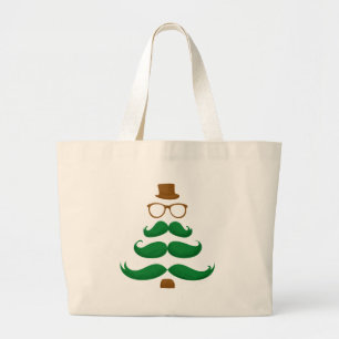 Weihnachtsbartbaum Jumbo Stoffbeutel