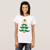 Weihnachtsbartbaum T-Shirt (Vorne ganz)