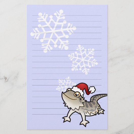 Weihnachtsbärtiger Drache/Rankins Drache Briefpapier (Vorderseite)