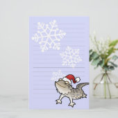 Weihnachtsbärtiger Drache/Rankins Drache Briefpapier (Stehend Vorderseite)