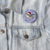 Weihnachtsbärtiger Drache/Rankins Drache Button (Beispiel)