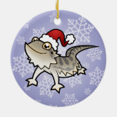 Weihnachtsbärtiger Drache/Rankins Drache Keramikornament (Hinten)