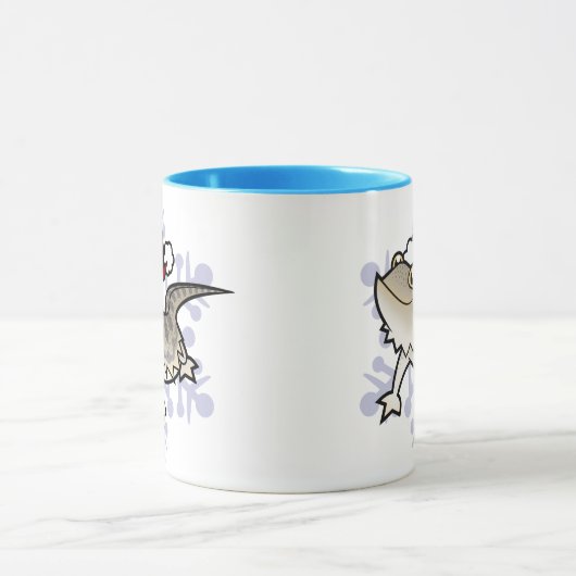Weihnachtsbärtiger Drache/Rankins Drache Tasse (Zentrum)