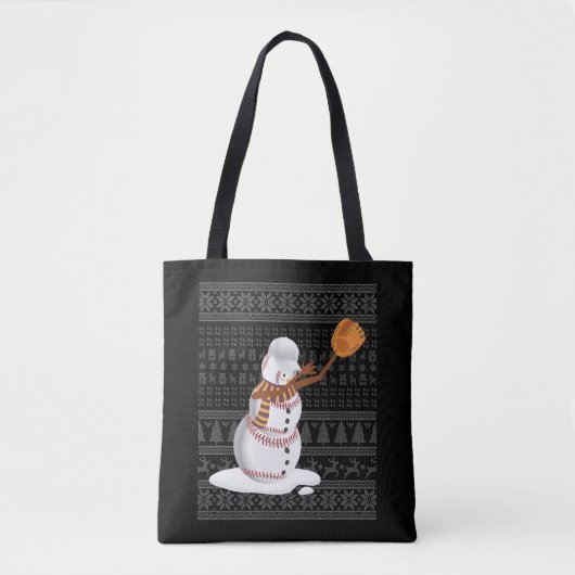 WeihnachtsBaseball 3 Tasche (Vorderseite)