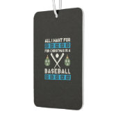 WeihnachtsBaseball Autolufterfrischer (Links)