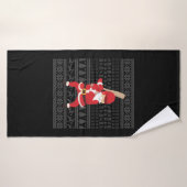WeihnachtsBaseball Badehandtuch (Badehandtuch)