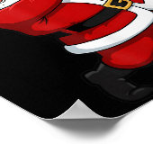 WeihnachtsBaseball Batter Weihnachtsfeier Weihnach Poster (Ecke)