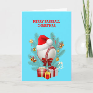 WeihnachtsBaseball Feiertagskarte