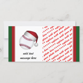 WeihnachtsBaseball Feiertagskarte