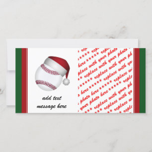 WeihnachtsBaseball Feiertagskarte