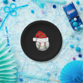 WeihnachtsBaseball Pappteller (Party)