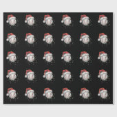 WeihnachtsBaseball-Spieler Geschenkpapier (Flach)