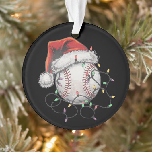 WeihnachtsBaseball-Spieler Ornament (Baum)