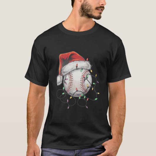 WeihnachtsBaseball-Spieler T-Shirt (Vorderseite)