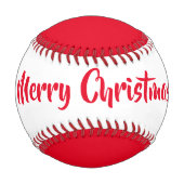 Weihnachtsbaseball von dalDesignNZ Baseball (Rückseite)