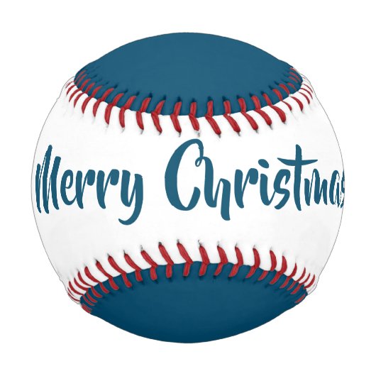 Weihnachtsbaseball von dalDesignNZ Baseball (Rückseite)