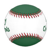 Weihnachtsbaseball von dalDesignNZ Baseball (Rückseite)