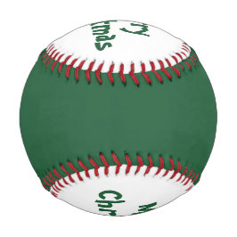 Weihnachtsbaseball von dalDesignNZ Baseball