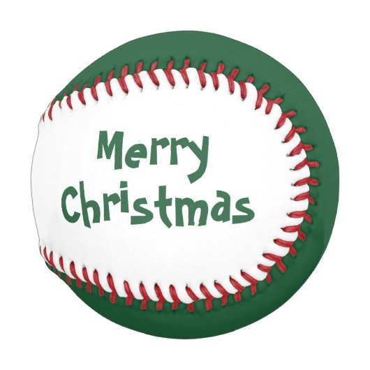Weihnachtsbaseball von dalDesignNZ Baseball (Rückseite Links)